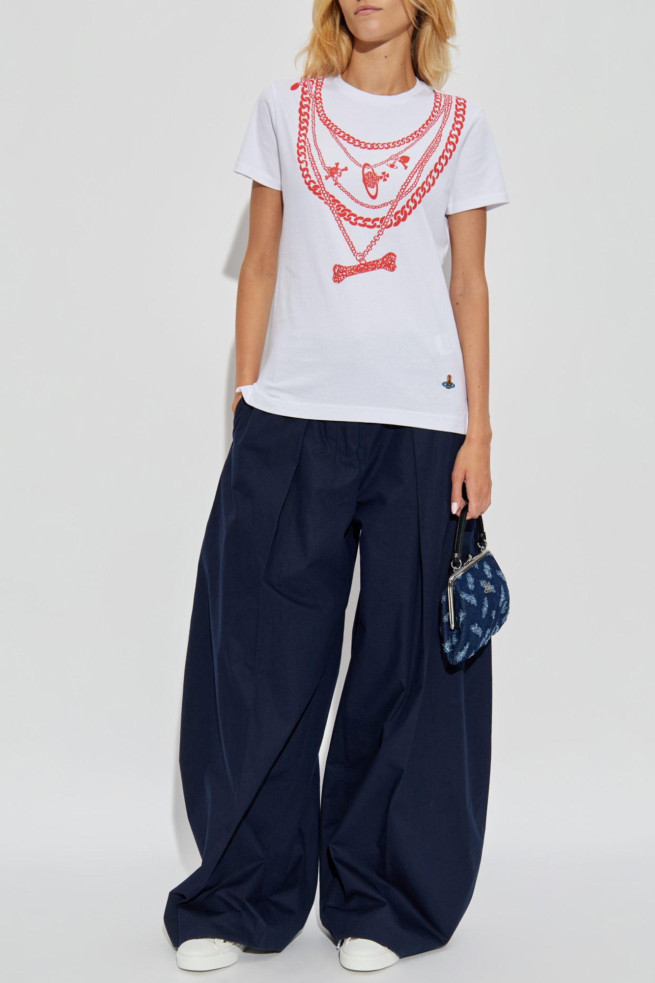 Tシャツ・カットソー Vivienne Westwood FW25 (3G01003W J001MK401) Vivienne Westwood T-shirt with logo | Women's Clothing | Vitkac